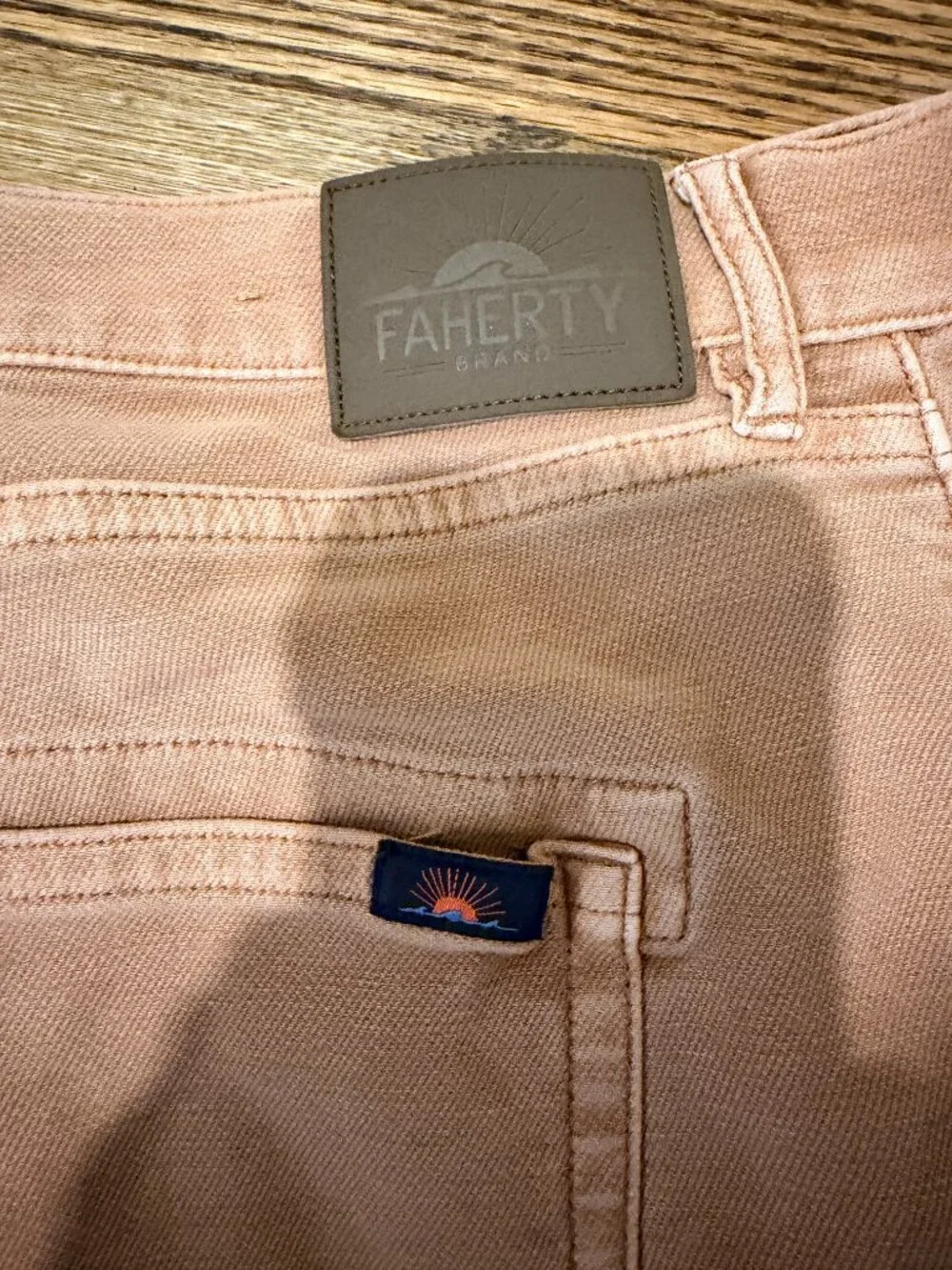 Fahtery Stretch Terry Athletic Fit Pant (30" Inseam) - Mesa Red - Mesa Red - Picture 6 of 6